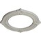 Ekena Millwork Benson Ceiling Medallion (Fits Canopies up to 8"), 13 1/8"OD x 8"ID x 5/8"P, Pot of Cream CM13BNPCF - alternate 2